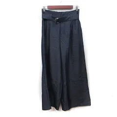 スープ SOUP ワイドパンツ スカンツ 11 L 紺 ネイビー /YIのサムネイル