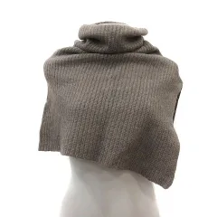 ジャーナルスタンダード JOURNAL STANDARD ケープ ニット ウール アシンメトリー 茶 ブラウン /MSのサムネイル