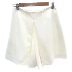 イエナ IENA キュロットパンツ ハーフ ショート 38 M アイボリー 白 ホワイト /AUのサムネイル