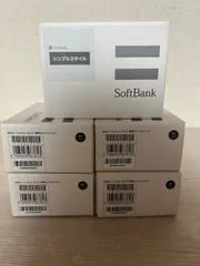 未使用品 SoftBank 301Z 標準セットプリペイド 5台セット まとめ売り ブラックのサムネイル