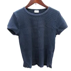 ロンハーマン Ron Herman RHC カットソー Tシャツ ラウンドネック ワッフル地 半袖 S 紺 ネイビー /AU