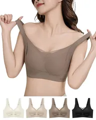 【人気商品】谷間メイクナイトブラ24時間使える 美乳ブラ 高弾性 揺れない 美胸美背 スポーツブラ盛れ寄せ 盛りブラ クロスメッシュネックデザイン脇高設計 胸垂れ防止 ノンワイヤーブラ垂れ防止補正ブラシームレスブラ