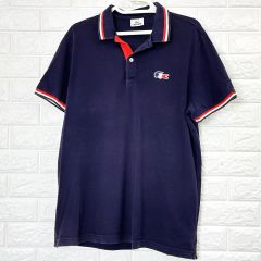 LACOSTE ラコステスポーツ ハーフジップ ポロシャツ ネイビー FR3