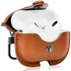 【人気商品】ケース AirPods Pro 2ケース本革 イタリアンレザー Pro エアーポッツプロ ケース カバー Airpods Pro AirPods 1/2保護ケース airpods pro 2 case KANOYO 全面保護 耐衝撃 前面LEDラン