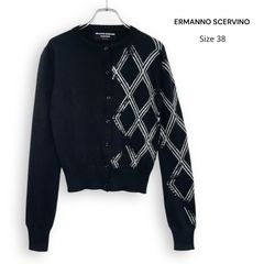 イタリア製 高級美品 ERMANNO SCERVINO スパンコール刺繍 ニット イタリア製 高級美品 ERMANNO SCERVINO スパンコール刺繍 ニット