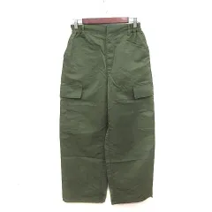アーバンリサーチ URBAN RESEARCH カーゴパンツ ワイド ナイロン 38 カーキ /MSのサムネイル