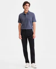 アルファニ メンズ ボトムス カジュアルパンツ コットン Alfani Mens CottonBlend 5Pocket RegularFit Pants Macys Exclusive Deep Black ブラックのサムネイル