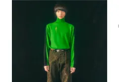アンダーソンベル コントラスト タートルネック セーター GREEN/BLACK (未開封 新品)のサムネイル