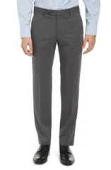 ザネッラ メンズ ボトムス カジュアルパンツ ウール Zanella Parker Stretch Wool Trousers Mid Grey グレーのサムネイル