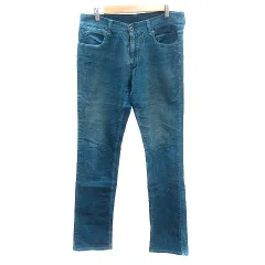 ハムネット HAMNETT コーデュロイパンツ スリム L 青 ブルー /AUのサムネイル