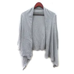 マッキントッシュフィロソフィー MACKINTOSH PHILOSOPHY トッパーカーディガン カットソー 長袖 38 M グレー /YIのサムネイル