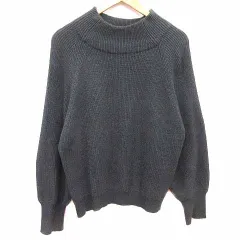 アバハウス ABAHOUSE マヴィ mavie ニット セーター 長袖 チャコールグレー /YKのサムネイル