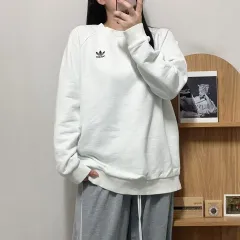 正規品 adidas 白 トレフォイル スウェット 3XL