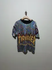 Thrasher レディース オーバーサイズ Tシャツ (26A1062)のサムネイル
