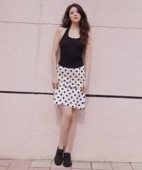 MUSINSA STANDARD ウィメンズ ハン・ソヒ(HAN SOHEE) pick ドット スカートのサムネイル