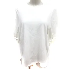 ロートレアモン LAUTREAMONT カットソー Tシャツ Uネック 五分袖 40 白 ホワイト /RTのサムネイル