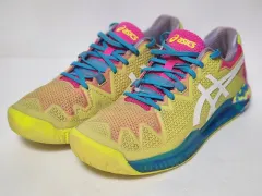 asics マルチカラー ゲル バスケシューズ 華やかなデザイン スニーカーのサムネイル