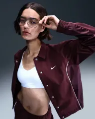 NIKE スポーツウェア レディース ウーブン 季節の変わり目 カジュアル ジャケット HQ3750-652のサムネイル