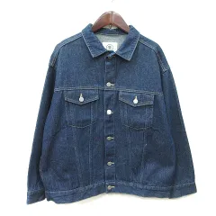 ルノンキュール Lugnoncure ジャケット デニム ジージャン Gジャン F 紺 ネイビー /YIのサムネイル