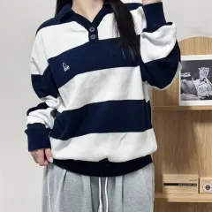 正規品 カンゴール ボーダー柄 カラ ニット Mのサムネイル