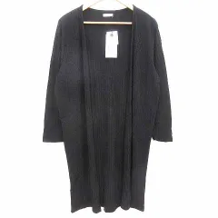 ジェイダ GYDA ロングカーディガン ニット 前開き 長袖 F 黒 ブラック /YKのサムネイル
