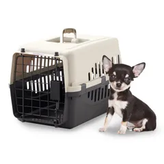 【新着商品】キャリー キャリー キャリー ペットキャリー 小動物 犬 ゲージ 猫 重量(約):1.2kg ハードキャリー 幅29.5×奥45×高28.5cm クールグレー 取っ手付き L45 ファーストクラス 室内用ハウス ペットケンネル オーエフティーのサムネイル