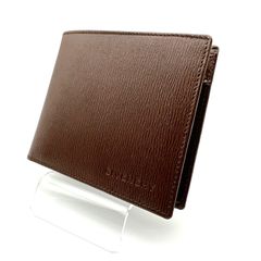 新品 ピナイダー 革小物 二つ折財布 ウォレット ブラウン イタリア製