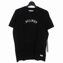 スタンプド STAMPD Anglo Tee フロントロゴ Tシャツ 半袖 カットソー S ブラック 黒 SLA-M1912TE　のサムネイル
