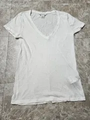 クラブモナコ Vネック半袖白Tシャツ XSのサムネイル
