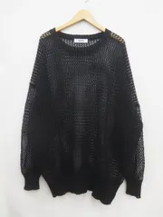 ★7947☆sulvam サルバム MV-K03-820 25SS メッシュプルオーバーニット　美品　Mのサムネイル