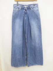 ★7949☆JOHN LAWRENCE SULLIVAN ジョンローレンスサリバン JLS-02-22-S WASHED DENIM WIDE PANTS デニムパンツ　44のサムネイル