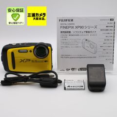 ほぼ新品】 FUJIFILM FINEPIX XP90 イエロー 防水 デジタルカメラ