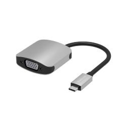 신품 오울텍 USB Type-C 허브 2 in 1 USB3.2 Gen1 대응 PD60W 급전 포트 첨부 USB Type-C to VGA 변환 어댑터 실버 OWL-DS3201-SV