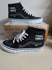 VANS スケートハイ CRUEL WORLD ブラックのサムネイル