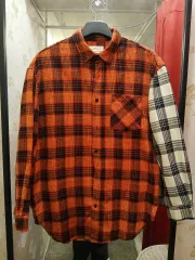 3/4 GENERALIDEA(ジェネラルアイディア) ユニセックス アシンメトリー COLORBLOCK CHECK シャツ フリーサイズのサムネイル
