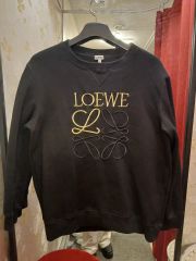 なかさん様様LOEWE ロエベ スウェットトレーナー 刺繍 ロゴ メンズ 黒