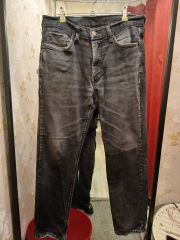 balanceweardesign シルク混ブラックデニムパンツ - メルカリ