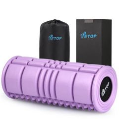 Light Purple - Beginner-friendly TETOP Solid, Slim, Firm Stretch Yoga Exercise Equipment, 5-Year Warranty, 500KG Capacity, Japanese Instruction Manual Included, 500g, 32*12.5CM 【Beginner-friendly Light Purple】