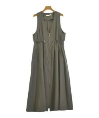 美品 UJOH 24AW ナイロンジップ ジャンパースカート ワンピース 黒 2