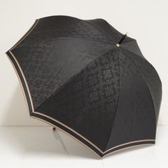 CELINE セリーヌ 長傘 雨傘 ブランド傘 総ロゴ 黒 - メルカリ