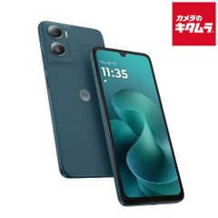 ○モトローラ 6.9型SIMフリースマホ moto g06 タペストリーブルー