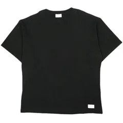 SAINT LAURENT サンローラン 25SS イタリア製 プレーンクルーネックTシャツ TM32 798933 Y37RY 1000 L BLACK 半袖 ロゴパッチ 定価85,800円 トップス g26895のサムネイル
