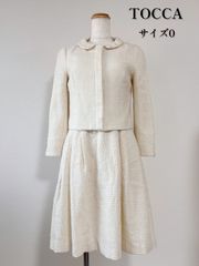 TOCCA/0サイズ/ウールコート/ラベンダー/1度のみ使用、汚れスレなし 