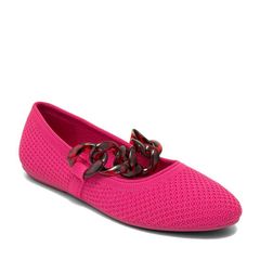에어로솔즈 여성 신발 샌들 Aerosoles Alanisette WomenslipOn Flats With Chain Detail Magenta 마젠타
