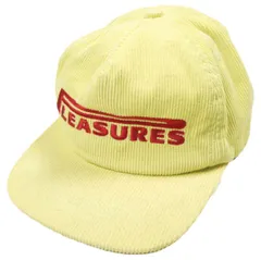 PLEASURES プレジャーズ 24SS PIT STOP CORDUROY CAP ピットストップ コーデュロイキャップ 24095597005210 Free YELLOW 5パネル スナップバック 帽子 g26893のサムネイル