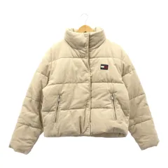 TOMMY　JEANS　トミージーンズ　DW0DW11364　TJW　CORD　PUFFA　JACKET　コーデュロイ パッファージャケット　中綿ジャケット　Mサイズ　アイボリーのサムネイル