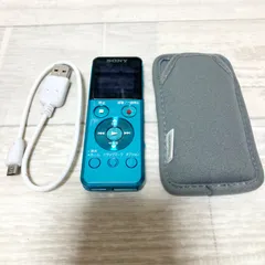 ソニー　SONY ステレオICレコーダー　ICD-UX543F 青　ブルー　ケース・ケーブル付のサムネイル