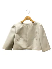 ルネ Jacket 6513950 ノーカラージャケット 36 グレージュ ITCJYDDDXZVVのサムネイル