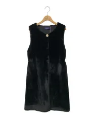 エムズグレイシー Fake Fur Vest 296503 ベスト F ブラック フェイクファー ITHAJZQDXNPMのサムネイル