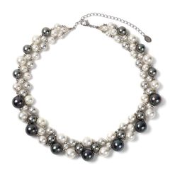 monshiro】イチョウモチーフ コットンパールネックレス - メルカリ